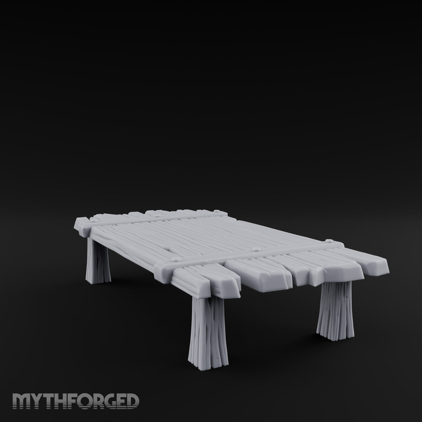 Plank-Lashed Rope-Bound Rustic Rectangular Table gallery 8
