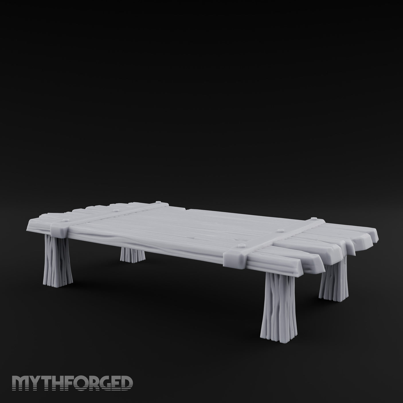 Plank-Lashed Rope-Bound Rustic Rectangular Table gallery 9