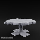 Plank-Top Cross-Footed Round Tavern Table gallery 4
