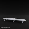Plank-Top Rope-Lashed Long Feasting Table Miniature for Dungeons and Dragons, Pathfinder or other TTRPGs