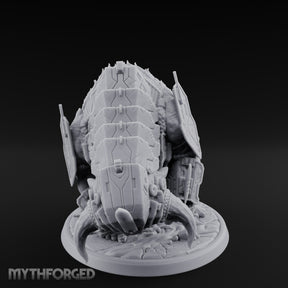 Plated Horn Lowering Ram Construct Miniature for Dungeons and Dragons, Pathfinder or other TTRPGs
