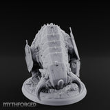 Plated Horn Lowering Ram Construct Miniature for Dungeons and Dragons, Pathfinder or other TTRPGs