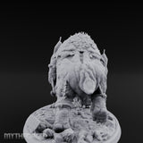 Plated Horn Lowering Ram Construct Miniature for Dungeons and Dragons, Pathfinder or other TTRPGs