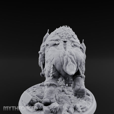 Plated Horn Lowering Ram Construct Miniature for Dungeons and Dragons, Pathfinder or other TTRPGs