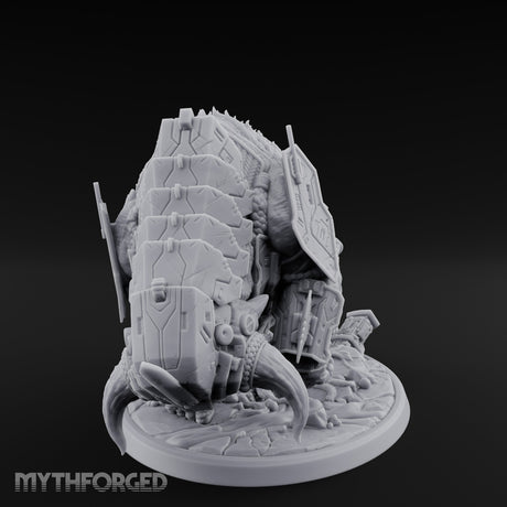Plated Horn Lowering Ram Construct Miniature for Dungeons and Dragons, Pathfinder or other TTRPGs