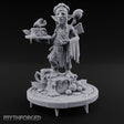 Platter Serving Cleaver Carrying Goblin Chef
