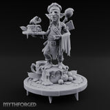 Platter Serving Cleaver Carrying Goblin Chef