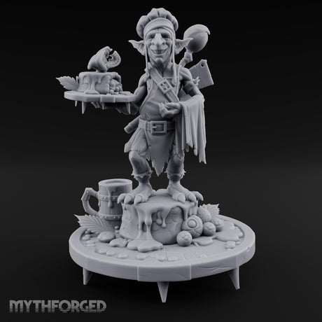 Platter Serving Cleaver Carrying Goblin Chef gallery 1