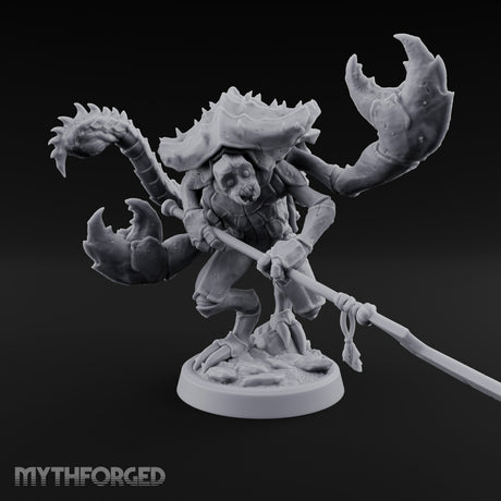 Polearm Clutching Claw Snapping Mezzoloth Miniature for Dungeons and Dragons, Pathfinder or other TTRPGs