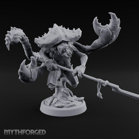 Polearm Clutching Claw Snapping Mezzoloth Miniature for Dungeons and Dragons, Pathfinder or other TTRPGs