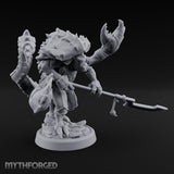 Polearm Clutching Claw Snapping Mezzoloth Miniature for Dungeons and Dragons, Pathfinder or other TTRPGs