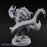 Polearm Clutching Claw Snapping Mezzoloth Miniature for Dungeons and Dragons, Pathfinder or other TTRPGs