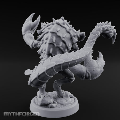 Polearm Clutching Claw Snapping Mezzoloth Miniature for Dungeons and Dragons, Pathfinder or other TTRPGs