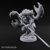 Polearm Clutching Claw Snapping Mezzoloth Miniature for Dungeons and Dragons, Pathfinder or other TTRPGs