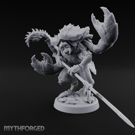 Polearm Clutching Claw Snapping Mezzoloth Miniature for Dungeons and Dragons, Pathfinder or other TTRPGs