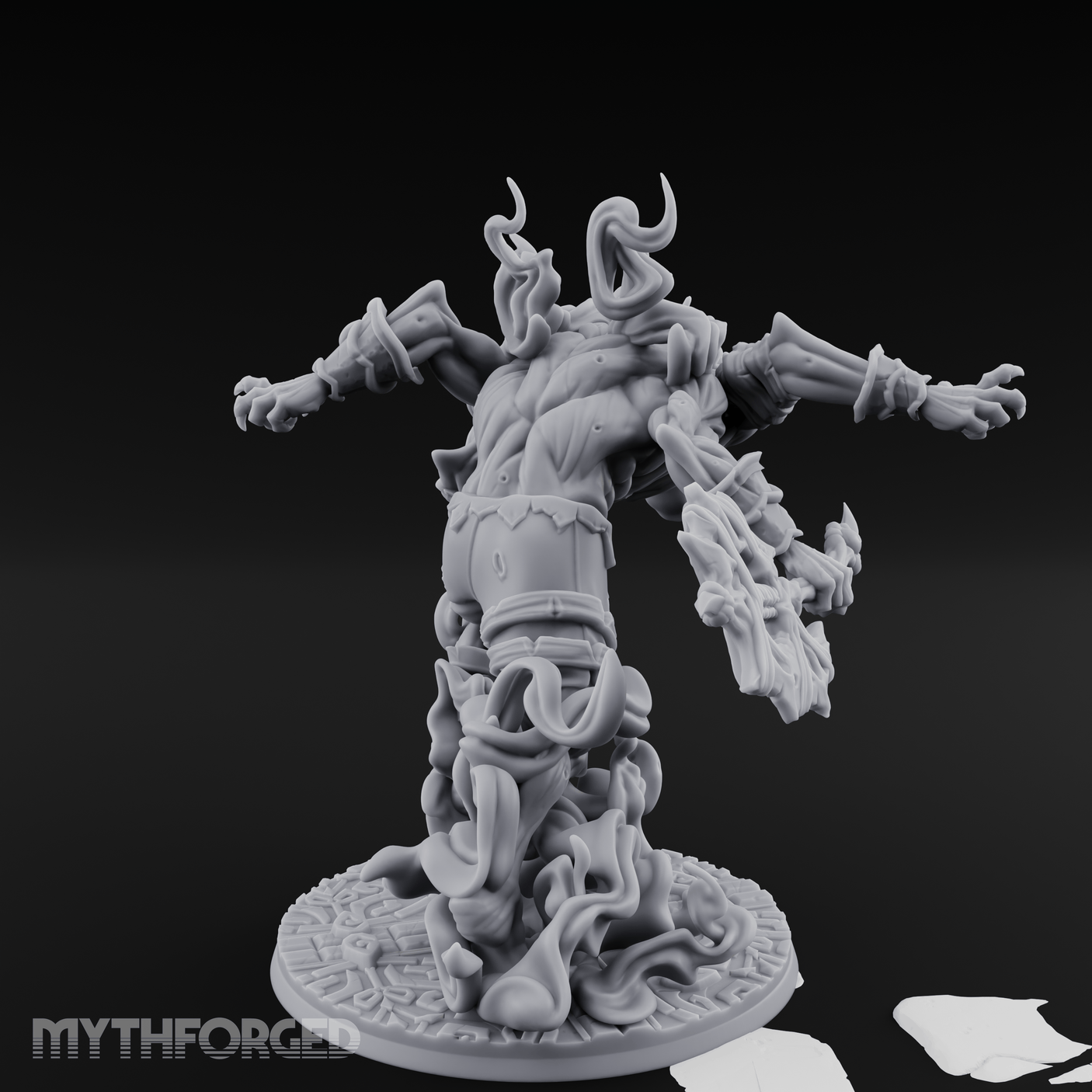 Writhing With Hunger Aberration Specter Miniature for Dungeons and Dragons, Pathfinder or other TTRPGs