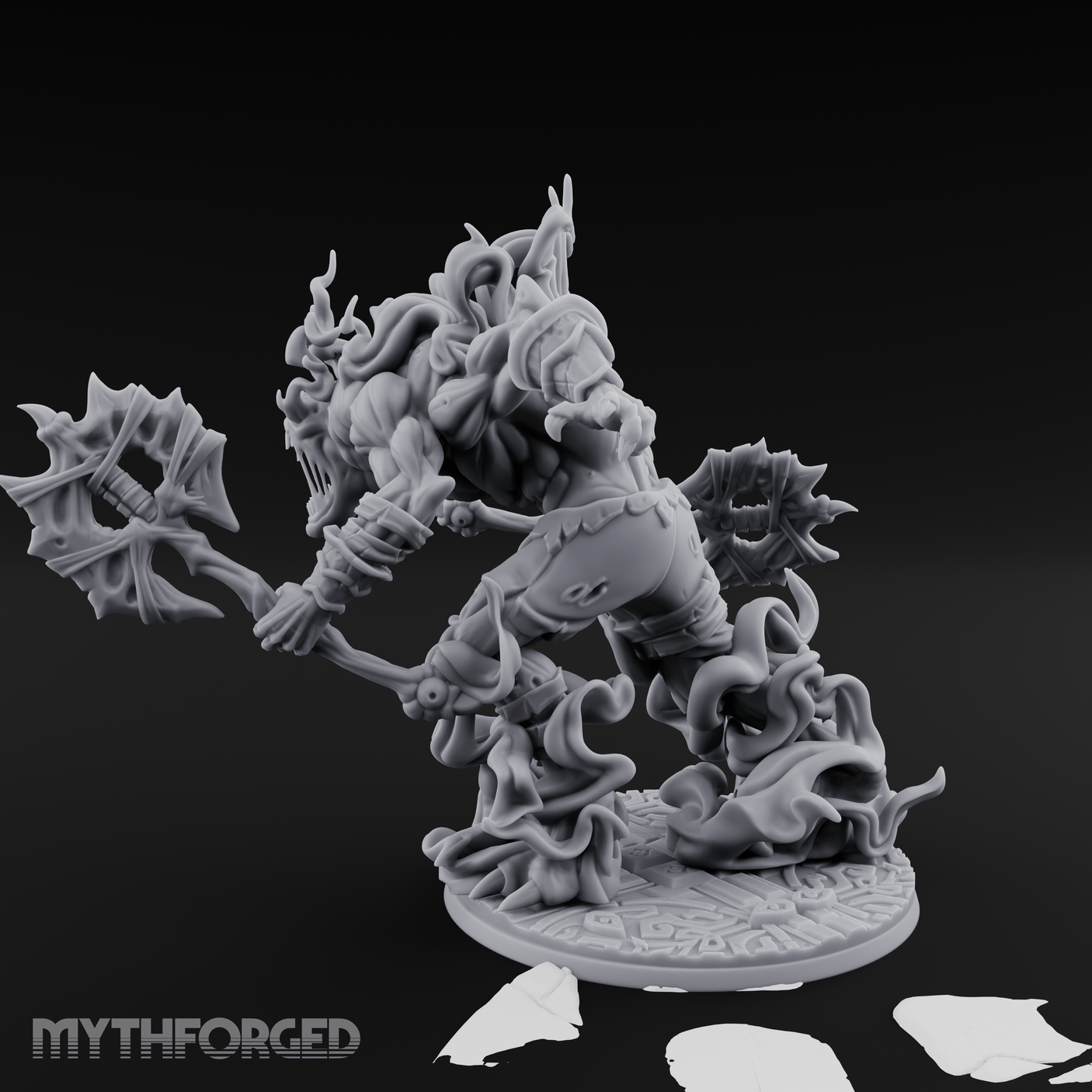 Writhing With Hunger Aberration Specter Miniature for Dungeons and Dragons, Pathfinder or other TTRPGs