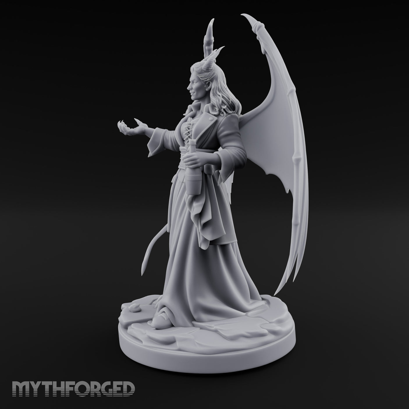 Potion Clutching Claws Reaching Demon Witch Miniature for Dungeons and Dragons, Pathfinder or other TTRPGs