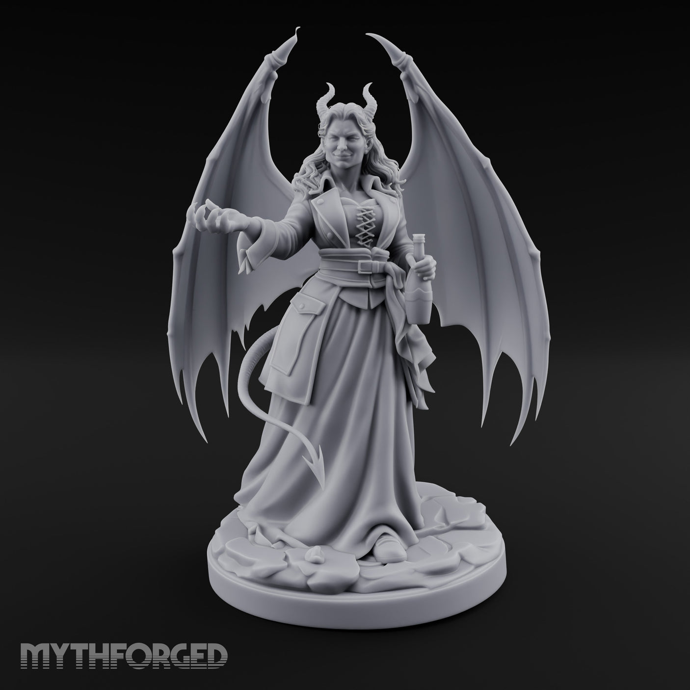Potion Clutching Claws Reaching Demon Witch Miniature for Dungeons and Dragons, Pathfinder or other TTRPGs
