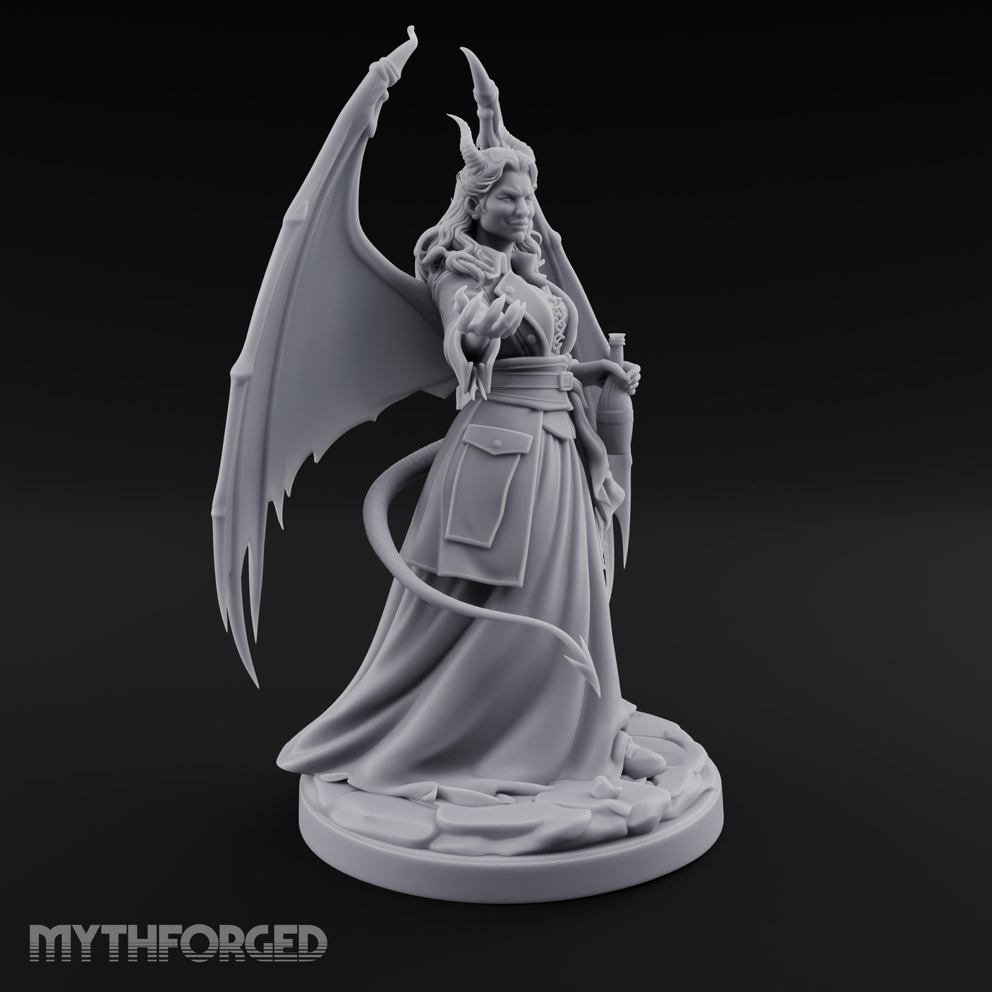 Potion Clutching Claws Reaching Demon Witch Miniature for Dungeons and Dragons, Pathfinder or other TTRPGs