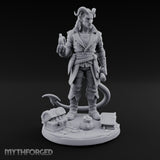 Potion Inspecting Tiefling Navigator