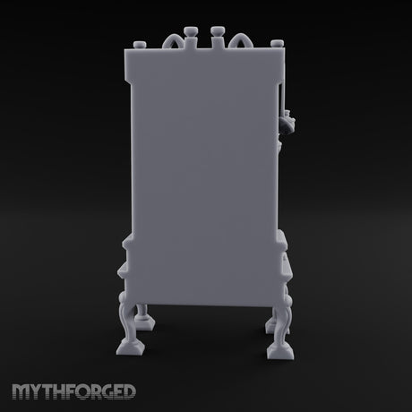 Potion-Stocked Quill-Topped Scholar's Display Cabinet Miniature for Dungeons and Dragons, Pathfinder or other TTRPGs