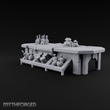Open Drawer, Open Wallet Wooden Potion Vendor Table