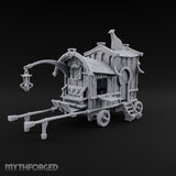 Brews Delivered Door to Door Wooden Vendor Wagon