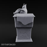 Cat Naps Here Daily Stone Cat Pedestal House