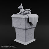 Cat Naps Here Daily Stone Cat Pedestal House