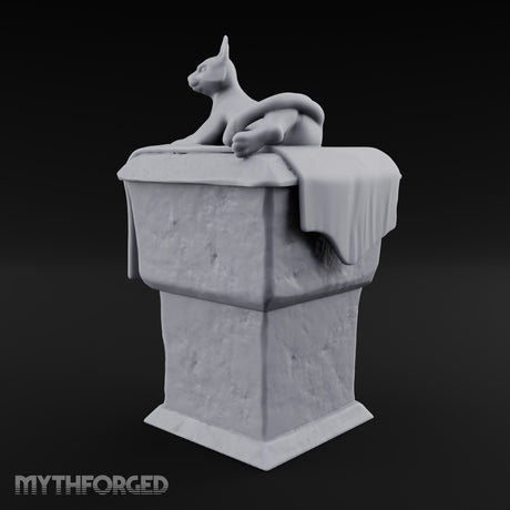 Cat Naps Here Daily Stone Cat Pedestal House