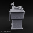 Cat Naps Here Daily Stone Cat Pedestal House