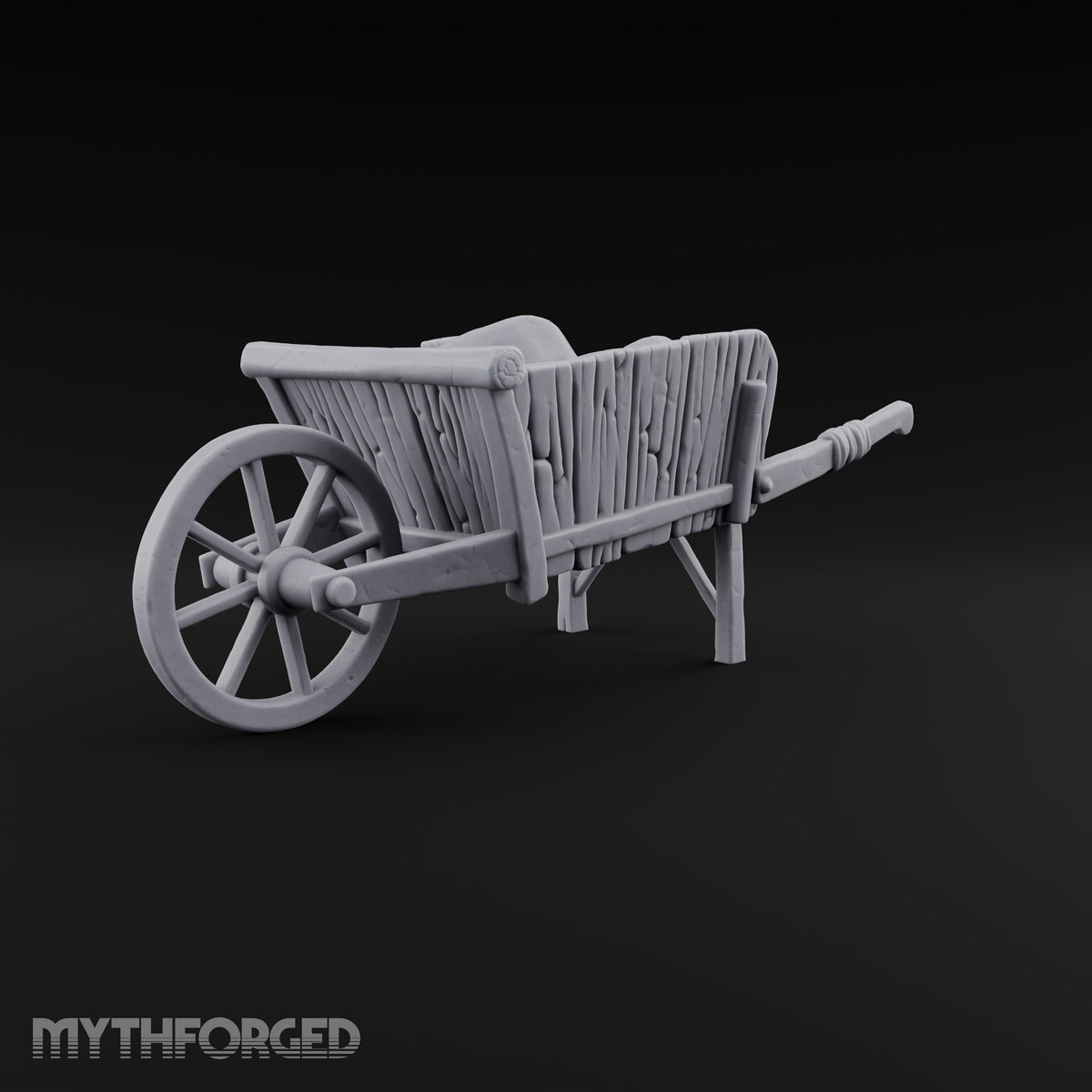 One Wheel, Many Opinions Wooden Wheelbarrow