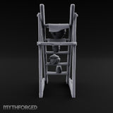 Crockery Climbs the Rungs Wooden Pottery Display Ladder