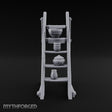 Crockery Climbs the Rungs Wooden Pottery Display Ladder