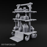 Fired Twice, Priced Once Wooden Pottery Display Stand