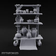 Fired Twice, Priced Once Wooden Pottery Display Stand