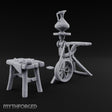 Pedal Down, Pitcher Up Wooden Pottery Wheel with Stool
