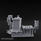 Pouch-Hung Plague-Doctor Apothecary Storage Set Miniature for Dungeons and Dragons, Pathfinder or other TTRPGs