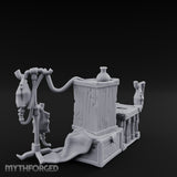 Pouch-Hung Plague-Doctor Apothecary Storage Set Miniature for Dungeons and Dragons, Pathfinder or other TTRPGs
