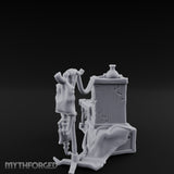 Pouch-Hung Plague-Doctor Apothecary Storage Set Miniature for Dungeons and Dragons, Pathfinder or other TTRPGs