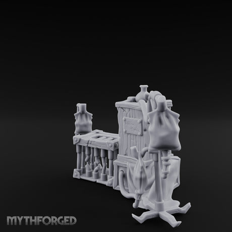 Pouch-Hung Plague-Doctor Apothecary Storage Set Miniature for Dungeons and Dragons, Pathfinder or other TTRPGs