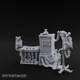 Pouch-Hung Plague-Doctor Apothecary Storage Set Miniature for Dungeons and Dragons, Pathfinder or other TTRPGs