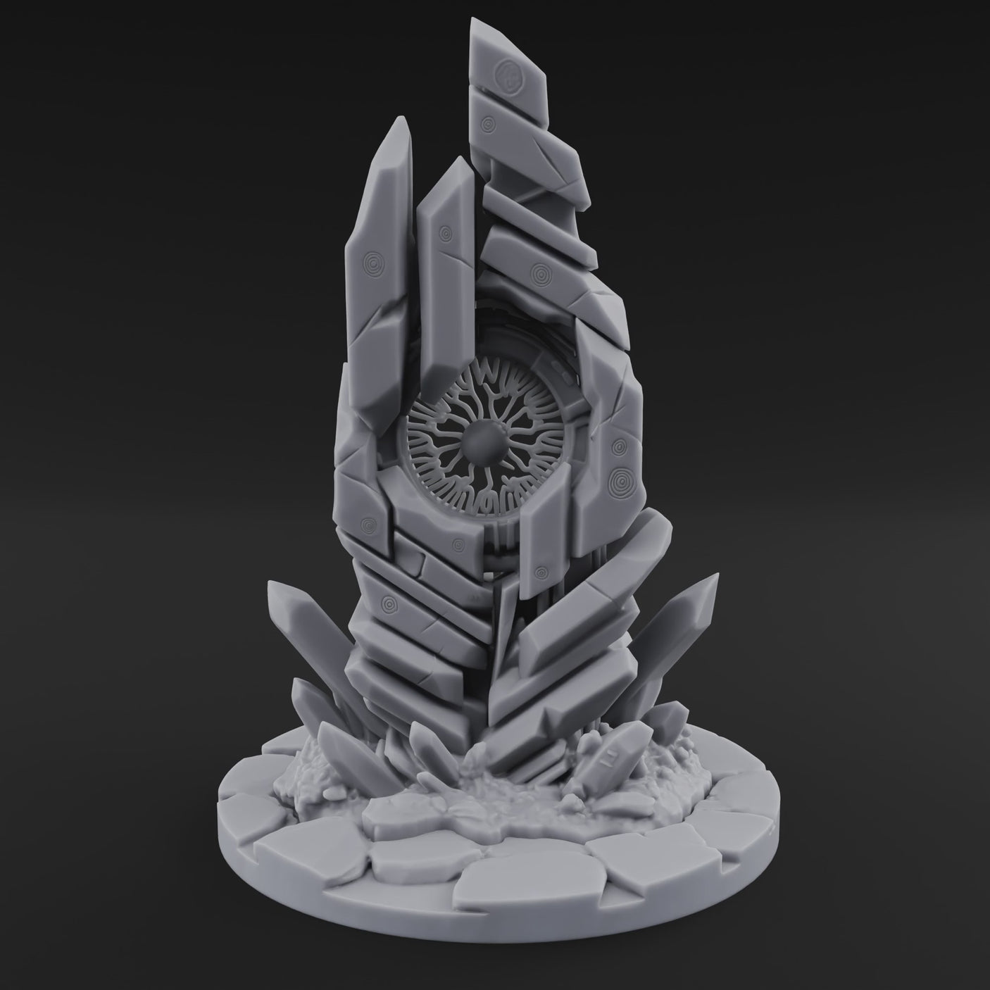 Crystalline Monolith Rising Obelisk Sentinel