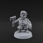 Makeshift Weapons Held High Halfling Militia A