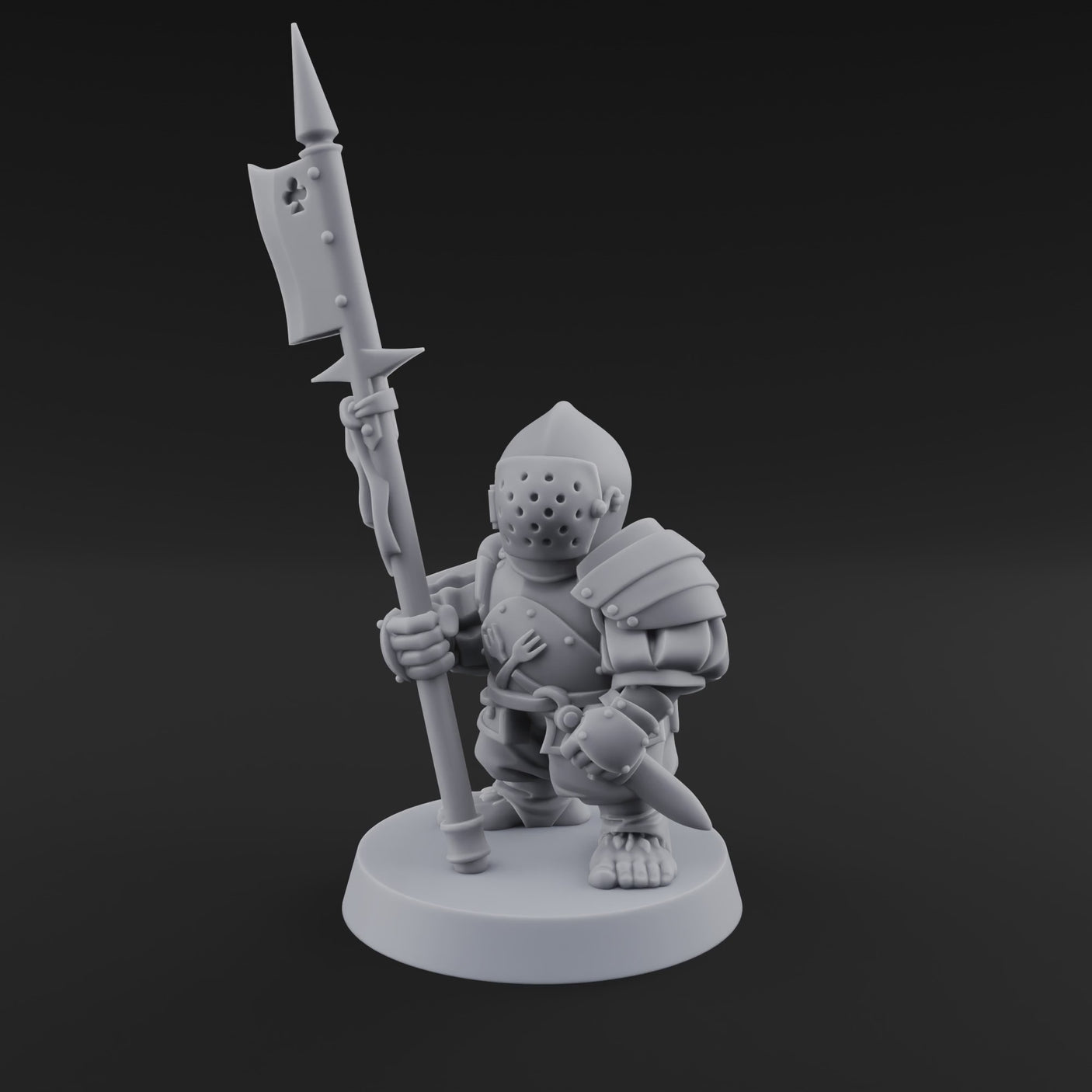 Feather Flourishing Halfling Halberdiers E