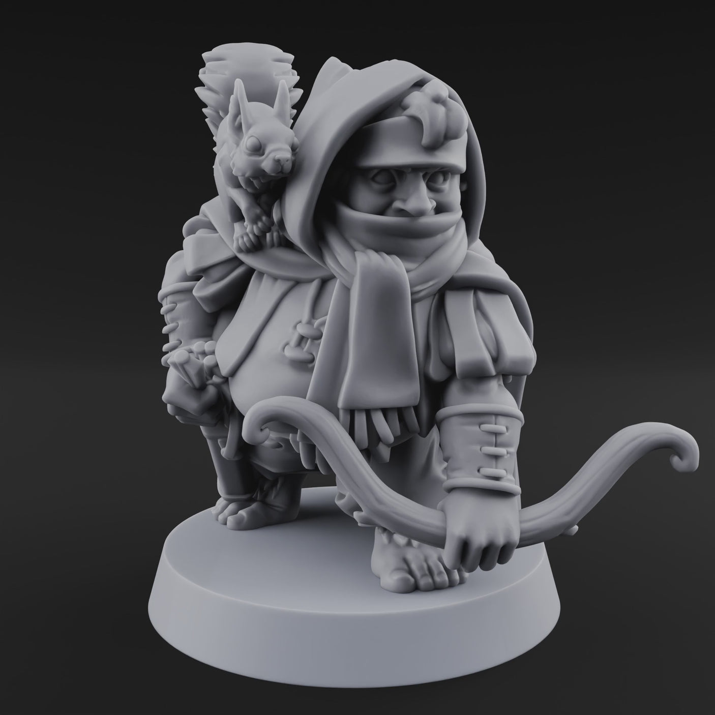Bow Drawn Steady Halfling Archers C