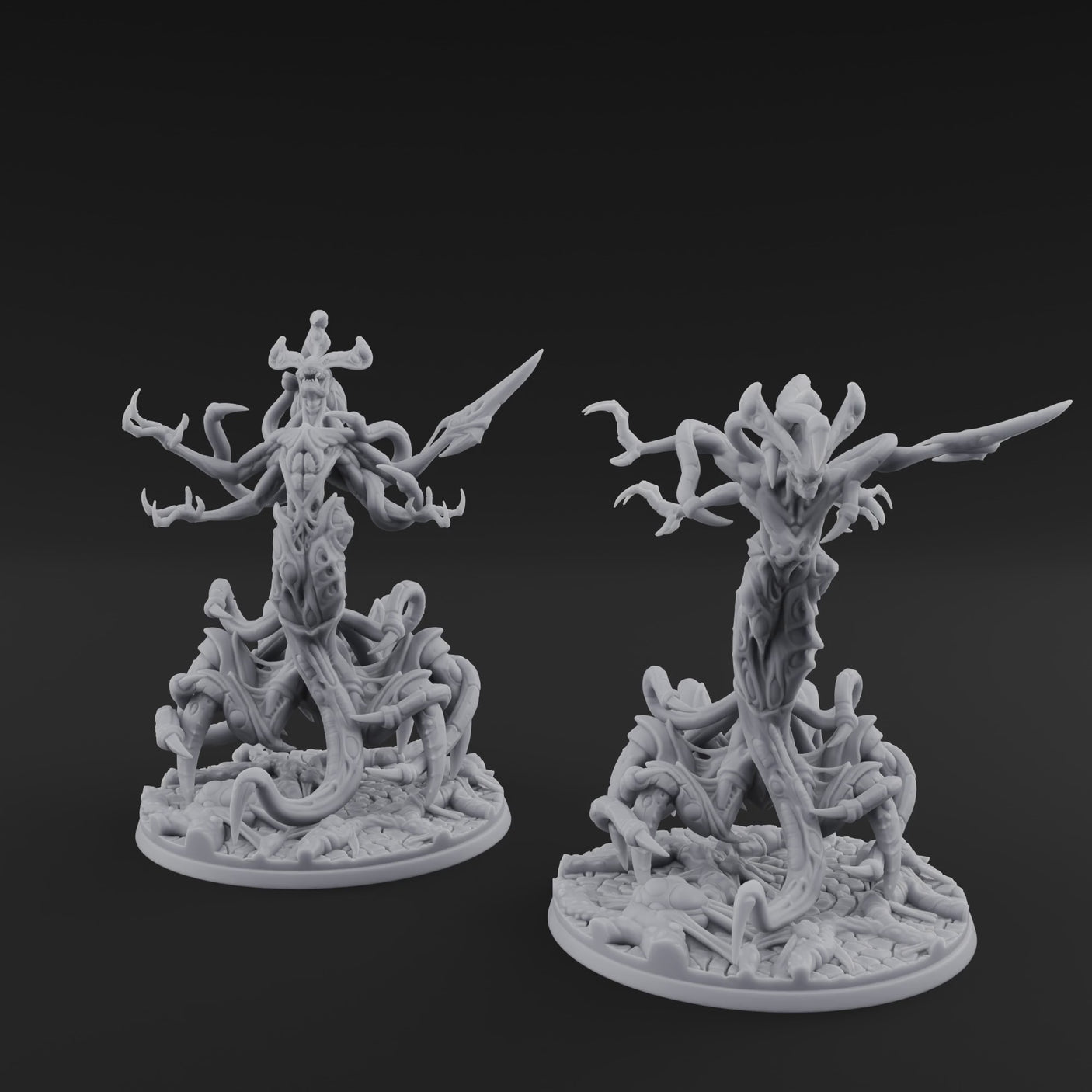 Tendrils Spreading Wide Illithid Matriarchs