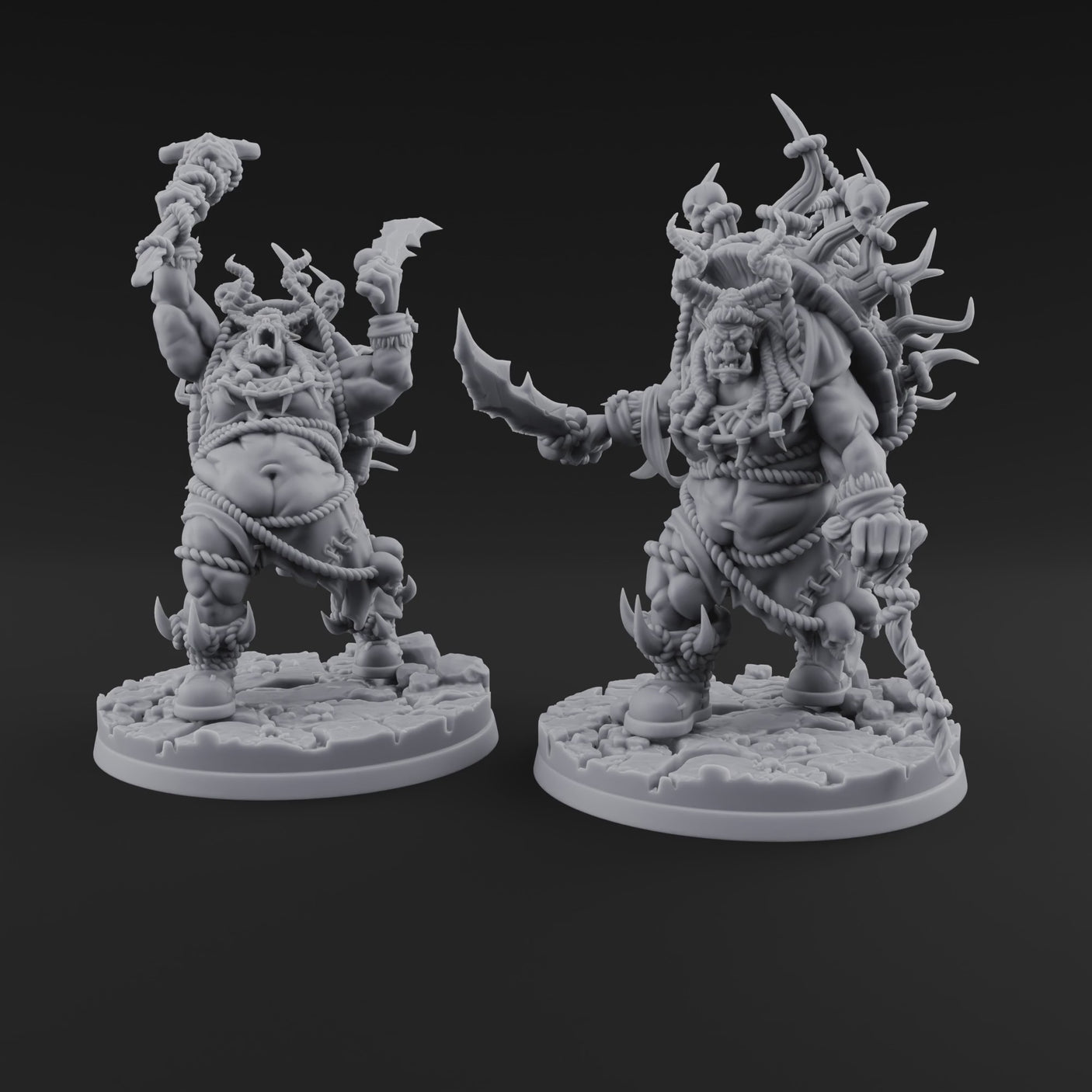 Horns Crowned Spellcasting Orc Shamen
