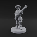 Musket Shouldered Dapper Human Musketeer